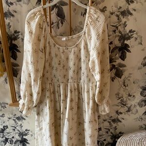 Neuflora Gentry dress in Cream Floral